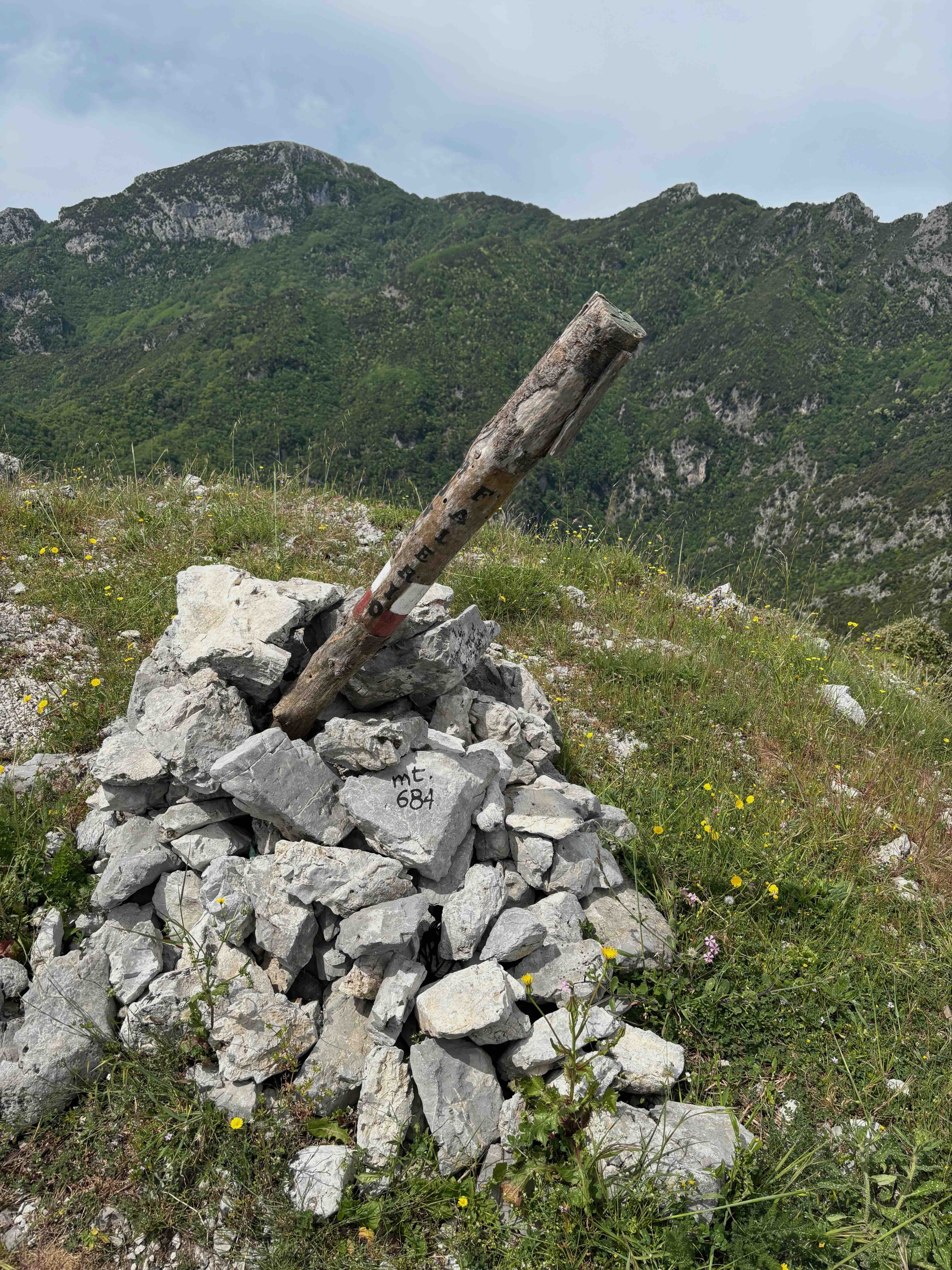 Croce di vetta del Monte Falerio